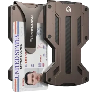 Slim Minimalist Anti-RFID Metal Wallet